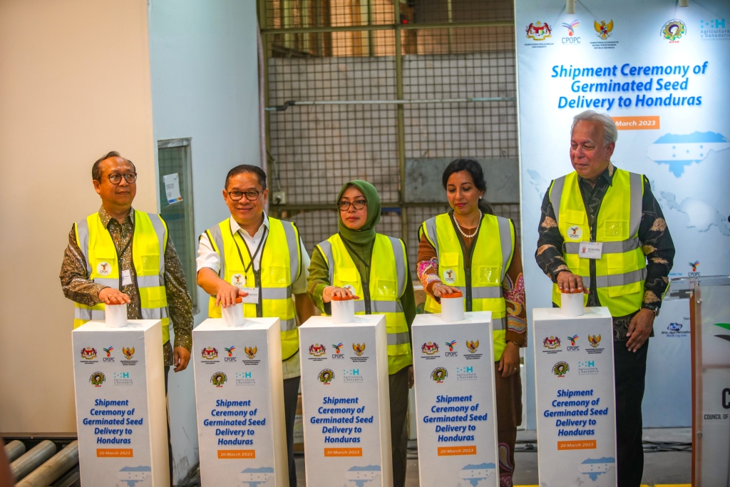 PRESS RELEASE CPOPC�S GERMINATED SEED CONTRIBUTION TO HONDURAN OIL PALM FARMERS 